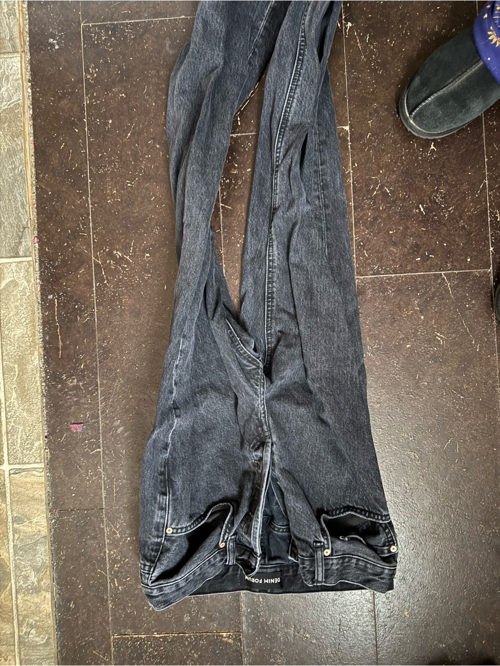 denim forum black jeans